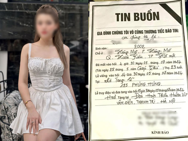 Vụ cô gái trẻ bị bắn tử vong ở Long Biên, Hà Nội: Nạn nhân là người hiền lành, biết điều, được mọi người quý mến
