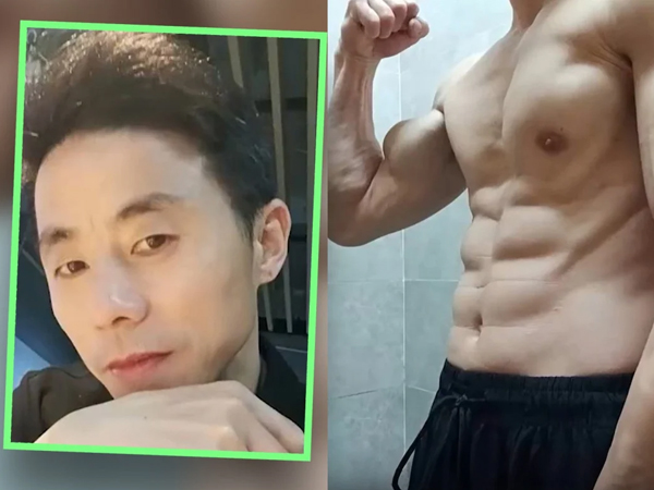 Dân mạng ngỡ ngàng với cơ bụng 8 múi của 'ông chú' bán cá