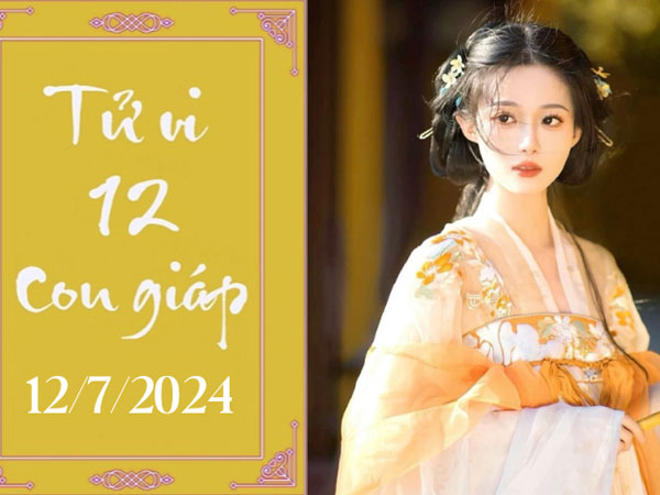 Tử vi thứ 6 ngày 12/7/2024 của 12 con giáp: Sửu an nhàn, Thân may mắn