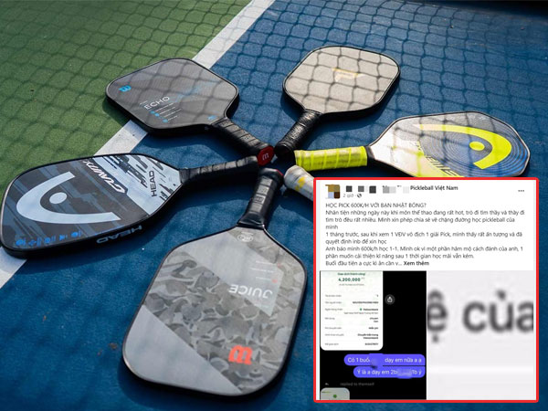 Sự việc xôn xao cộng đồng Pickleball nhất lúc này, cô gái bỏ 600K/h để học HLV, nhưng được dạy bởi người 'nhặt bóng', nghỉ học chỉ sau 3 buổi