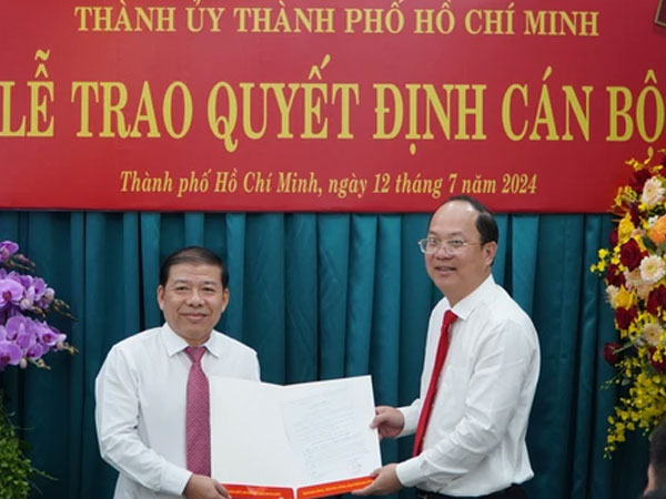 Ông Nguyễn Thanh Sang giữ chức Phó Trưởng Ban Nội chính Thành ủy TP HCM