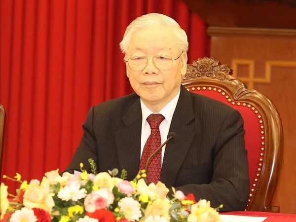 Trao Huân chương Sao Vàng cho Tổng Bí thư Nguyễn Phú Trọng