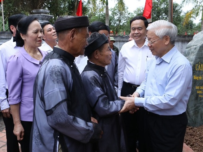 Một số hình ảnh nổi bật của Tổng Bí thư Nguyễn Phú Trọng