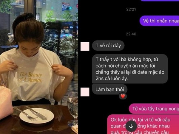 Đi hẹn hò, cô gái bị bạn trai đòi chia từ tiền ăn đến tiền đổ xăng