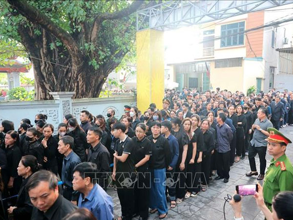 Quốc tang Tổng Bí thư Nguyễn Phú Trọng: Lễ viếng tại xã Đông Hội, huyện Đông Anh
