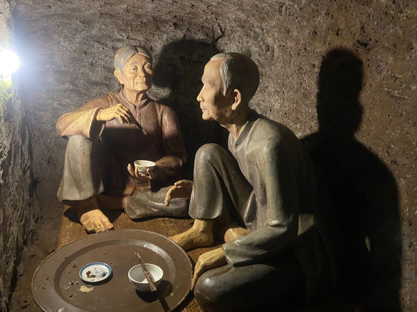 Bên trong địa đạo lớn nhất Quảng Trị