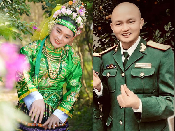 Trung tá là em ruột danh hài Xuân Hinh, nối nghiệp anh nhưng kín tiếng, sống một mình ở tuổi U50