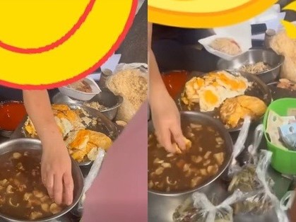 Chủ quán cơm rang ở Hải Phòng dùng tay bốc đồ ăn cho khách, khi được góp ý thì thách thức: 'Muốn cả thế giới biết mất vệ sinh'