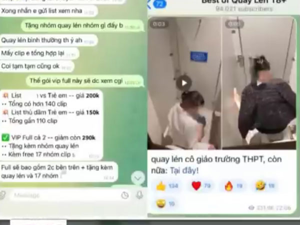 Thâm nhập thị trường rao bán công khai video quay lén: Giá chỉ từ 150.000 đồng, mua đủ loại combo với hàng trăm clip nhạy cảm!