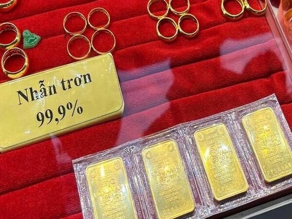 Giá vàng đồng loạt tăng