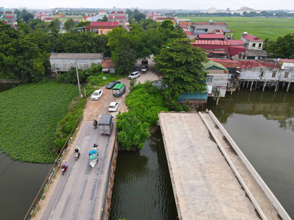 Cận cảnh dự án cầu Nét hơn trăm tỷ đồng chậm tiến độ ở Bắc Ninh