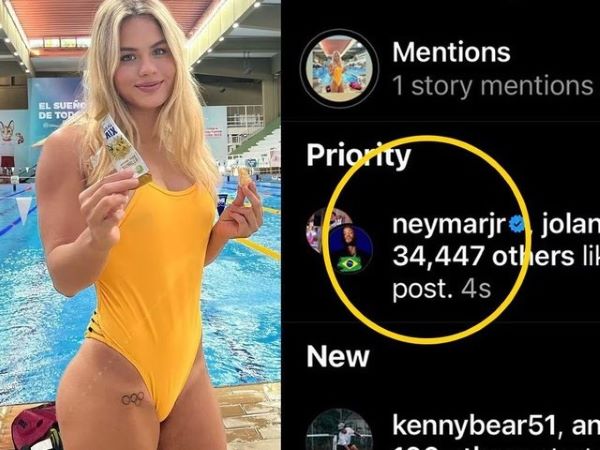 Ở đâu có gái xinh ở đó có Neymar: Siêu sao Brazil nhắn tin tán tỉnh nhưng nữ kình ngư sexy nhất Olympic phớt lờ