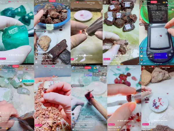 'Chung' tiền đập đá tìm ngọc nở rộ trên TikTok: Mập mờ, nhiều rủi ro