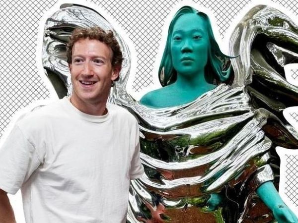 Ông chủ Facebook Mark Zuckerberg dựng tượng vợ ngay trong vườn nhà