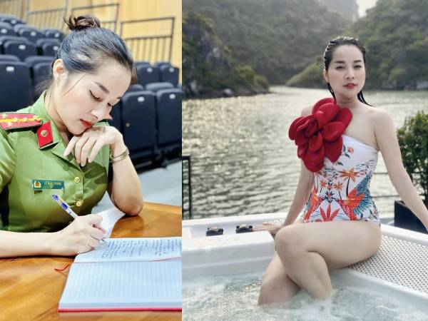 Nàng 'Vàng Anh' đình đám vừa được thăng hàm đại úy ở tuổi 39: Ngày càng trẻ đẹp, viên mãn đáng ngưỡng mộ