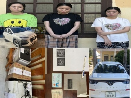 3 nữ doanh nhân 'dỏm' ở Thanh Hóa thuê xe tự lái rồi mang bán