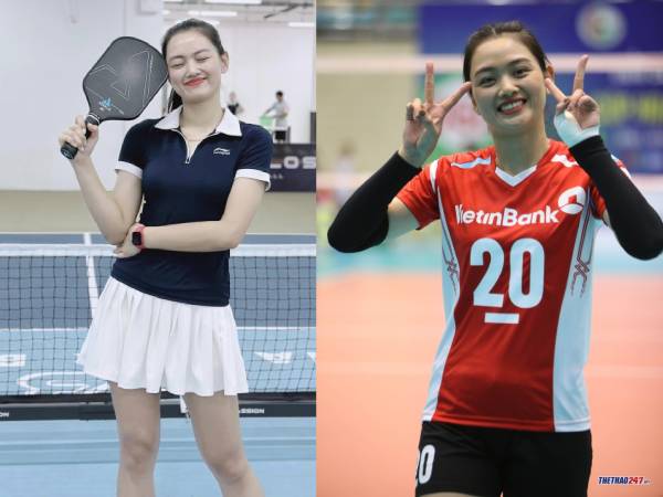 Hoa khôi bóng chuyền lên đồ chơi pickleball, dân mạng hết lời khen vì mặc đẹp, dáng xinh