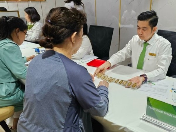 Chính thức bán vàng miếng SJC qua ứng dụng ngân hàng