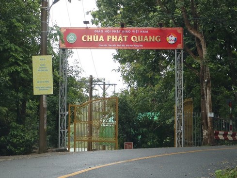 Cận cảnh các công trình không phép tại chùa do ông Thích Chân Quang trụ trì