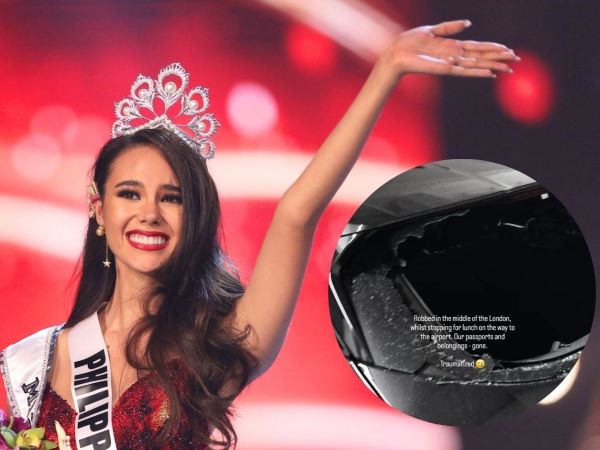 Hoa hậu Hoàn vũ 2018 bị cướp phá kính xe, lấy trộm nhiều đồ giá trị