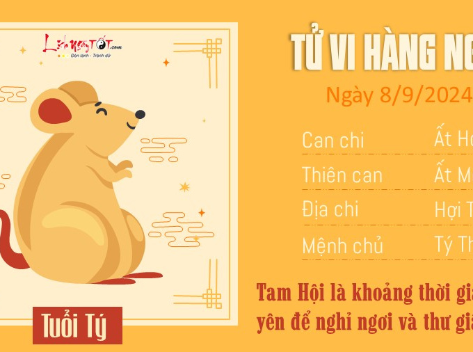 Tử vi Chủ nhật ngày 8/9/2024 của 12 con giáp: Mão hạnh phúc, Sửu về nhất