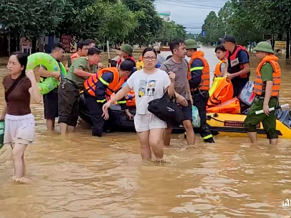 Thái Nguyên nỗ lực sơ tán người và tài sản ra khỏi vùng lũ lụt