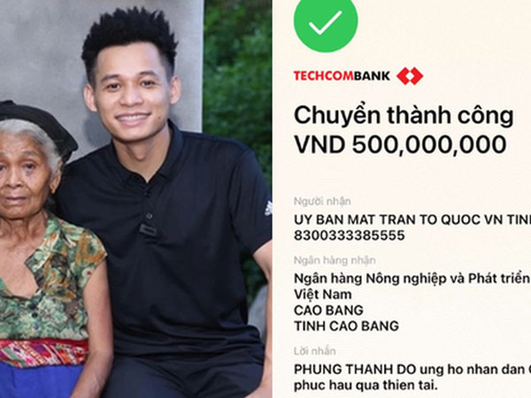 Độ Mixi ủng hộ 500 triệu đồng giúp người dân Cao Bằng khắc phục hậu quả thiên tai