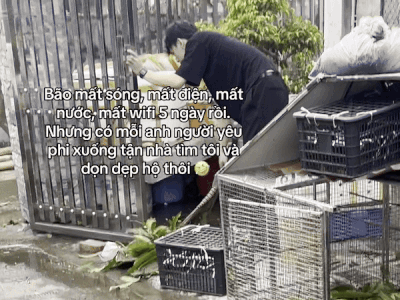 Cô gái Hải Phòng than thở nhà mất điện, mất nước 5 ngày, bạn trai liền có pha xử lý được chấm điểm tuyệt đối