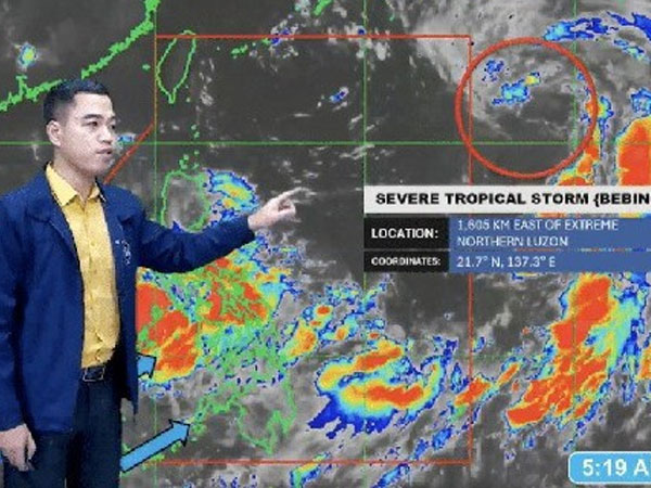 Philippines thông tin tiếp về diễn biến bão Bebinca