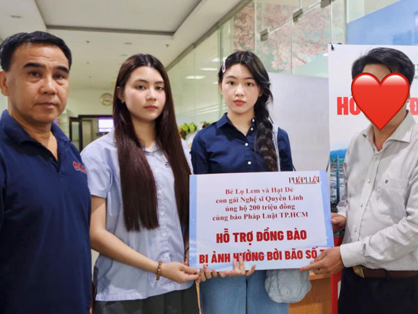 Lọ Lem và Hạt Dẻ nhận được nhiều lời khen khi đóng góp 200 triệu đồng tiền tiết kiệm để hỗ trợ bà con vùng lũ