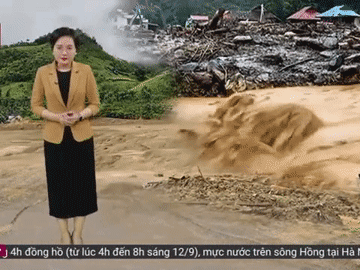 MC Thời sự khóc nghẹn khi dẫn bản tin về thảm cảnh ở Làng Nủ, Lào Cai
