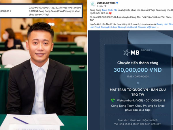Vừa ủng hộ 300 triệu hỗ trợ đồng bào -'check Var' uy tín, team Quang Linh châu Phi tiếp tục làm một điều đặc biệt khiến ai nấy đều xúc động