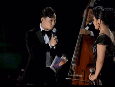 MC Thành Trung kém duyên với Mỹ Linh trên sóng trực tiếp Miss Universe Vietnam 2024