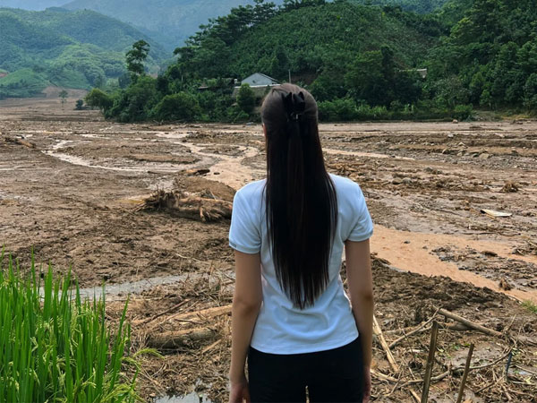 Hoa hậu Đỗ Hà, Hoa hậu Thùy Tiên và những 'ám ảnh ở làng Nủ' hậu bão Yagi