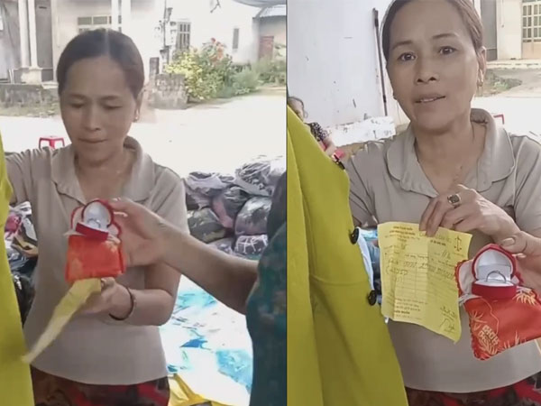 Phát hiện vàng trong quần áo cứu trợ bão lũ: Lên mạng tìm chủ nhân