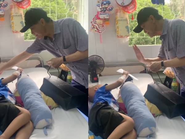 Diện mạo gây bất ngờ của tỷ phú Johnathan Hạnh Nguyễn khi xuất hiện chớp nhoáng tại 1 bệnh viện
