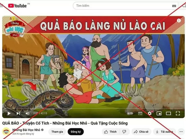 Vụ clip câu like 'Quả báo làng Nủ Lào Cai': Cho thôi việc Trưởng phòng YouTube