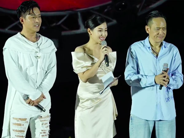 Nữ MC gây tranh cãi khi dẫn show Tuấn Hưng - Duy Mạnh