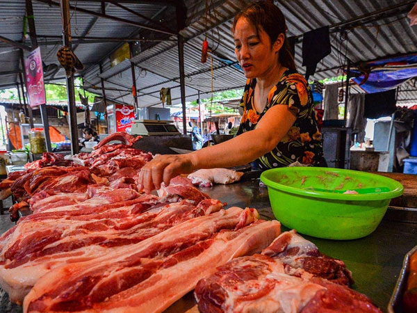 Giá thịt lợn lập đỉnh cao mới, chen chân mua thịt trâu chọi Đồ Sơn