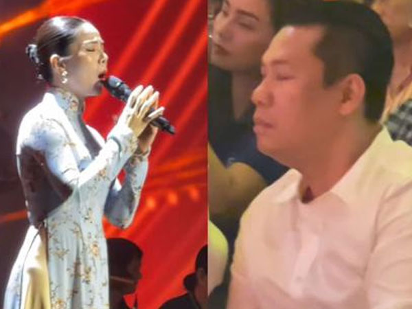 Chồng cũ ngủ gật khi nghe Lệ Quyên hát tại sự kiện