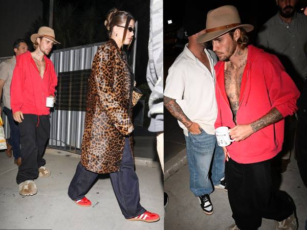 Justin Bieber xuất hiện giữa tâm bão, diện đồ matching với vợ nhưng trông vẫn thoáng buồn