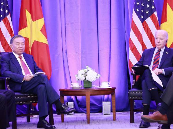 Tổng Bí thư, Chủ tịch nước Tô Lâm gặp Tổng thống Mỹ Joe Biden