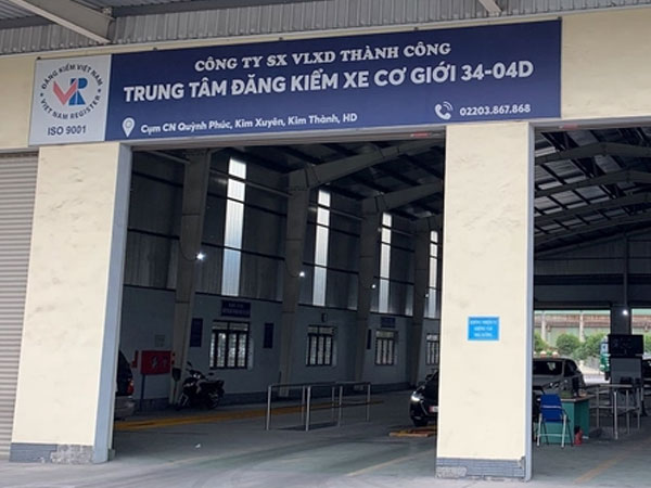 Tạm đình chỉ hoạt động 2 trung tâm đăng kiểm xe cơ giới