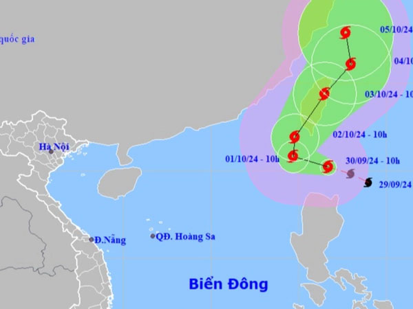 Bão Krathon giật trên cấp 17 có ảnh hưởng đến đất liền nước ta?