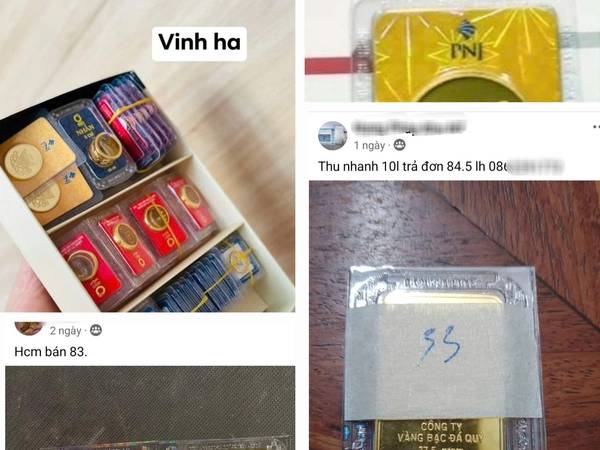 'Chợ mạng' nhộn nhịp mua bán vàng