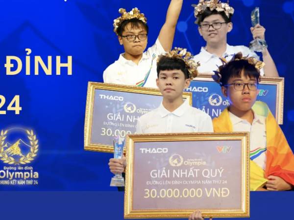 Bốn nam sinh vào chung kết Đường lên đỉnh Olympia năm 2024 đến từ tỉnh, thành nào?