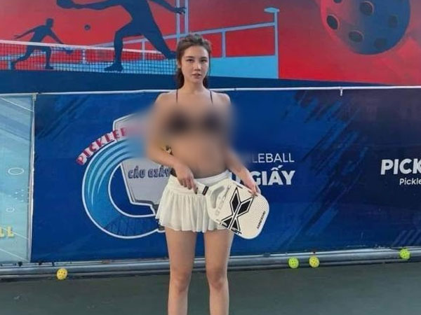 Cô gái bị chỉ trích nhiều nhất hôm nay vì mặc đồ phản cảm ra sân pickleball lên tiếng