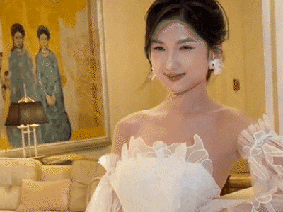 Nàng Mơ diện váy cưới khiến hơn 400 nghìn người ngẩn ngơ, bất ngờ với cách Ông Bố Điên 'flex' con gái rượu