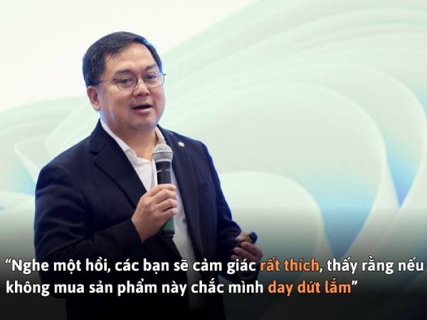 Ông Hoàng Nam Tiến kể chuyện đi học bán hàng đa cấp