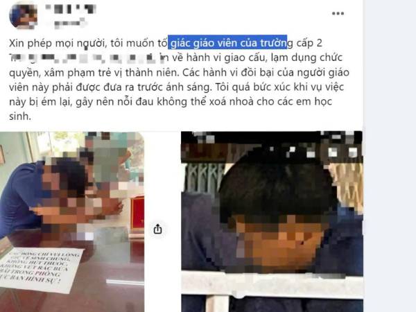 Vụ phụ huynh lên mạng tố 1 thầy giáo xâm hại nhiều nữ sinh ở Bình Dương: Sở GD-ĐT nói gì?